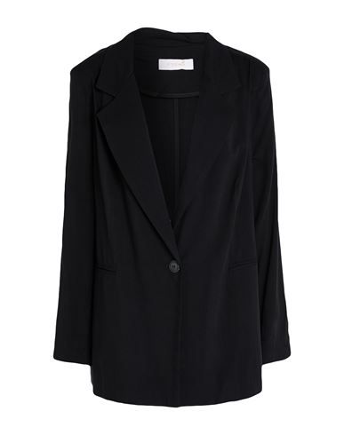 Previú Woman Blazer Black Size 12 Viscose