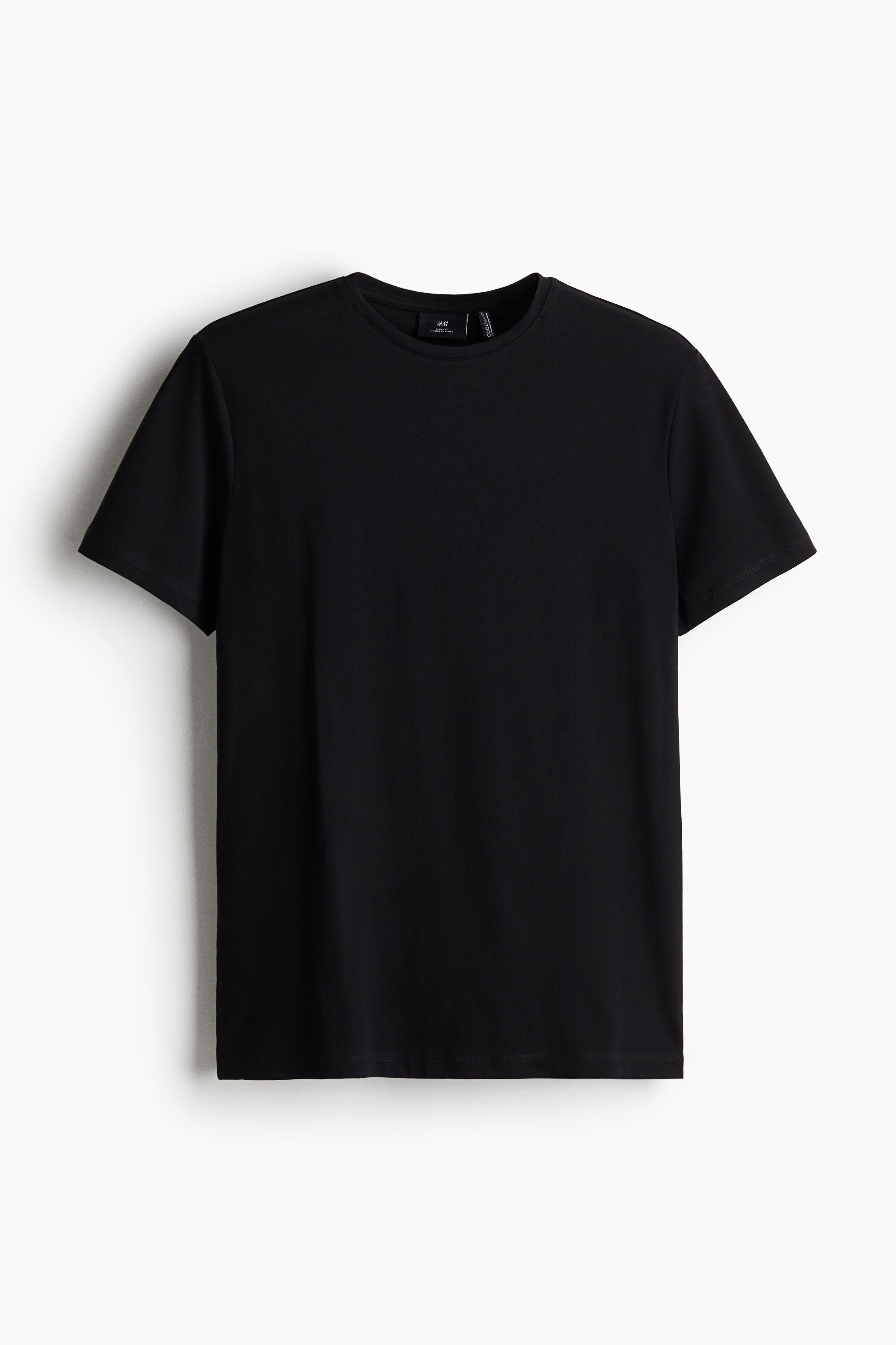 COOLMAX Slim Fit Tee - Black