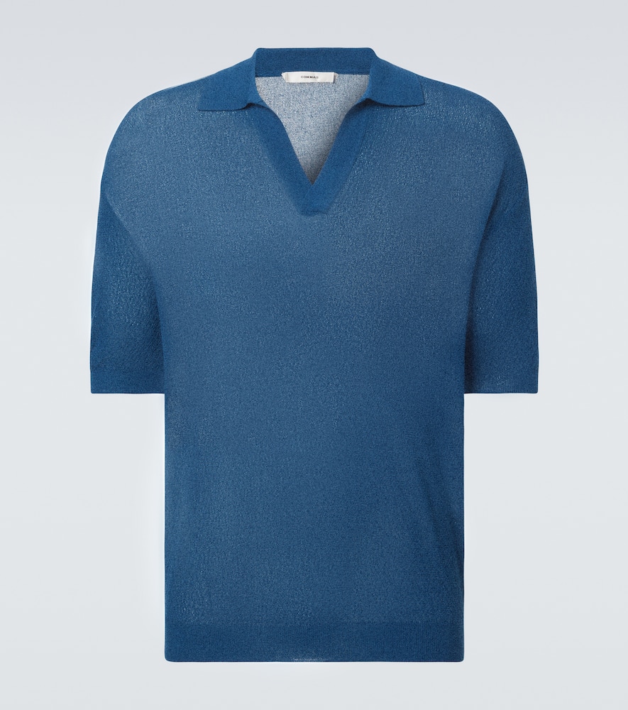 Knitted polo shirt