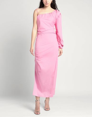 Woman Midi dress Pink Size XS Cotton