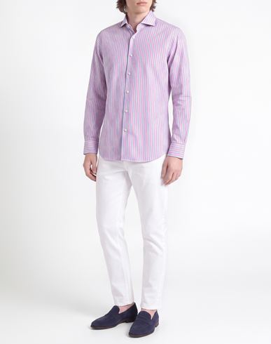 Man Shirt Fuchsia Size 16 ½ Cotton