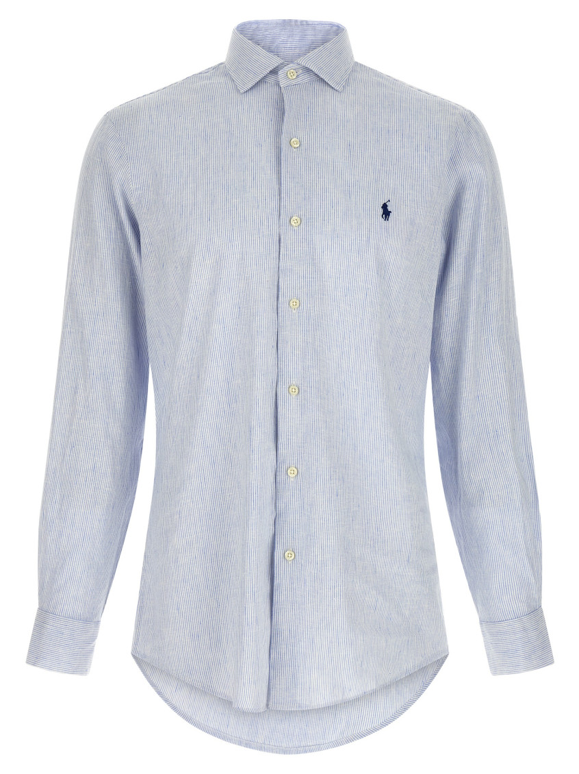 Light Blue Linen Cotton Shirt