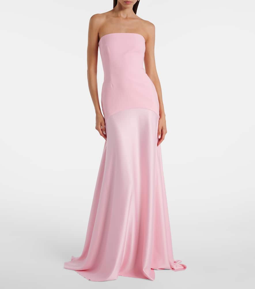 Alessandra satin gown