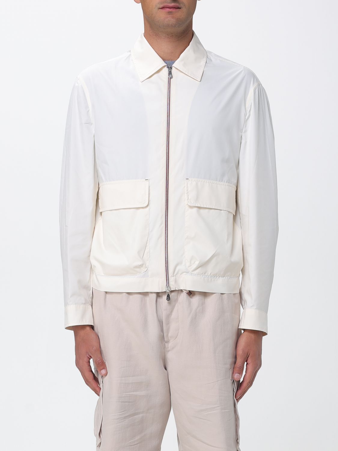 Jacket Men color White