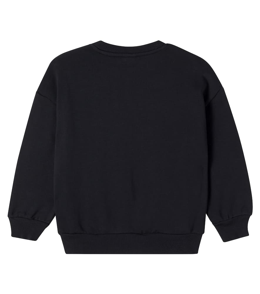Embroidered cotton jersey sweatshirt