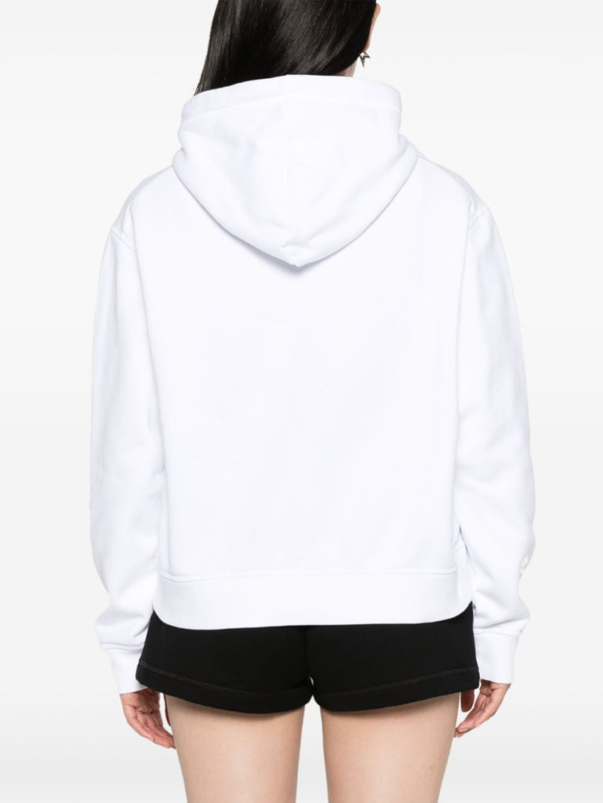 Logo Printed Drawstring Hoodie