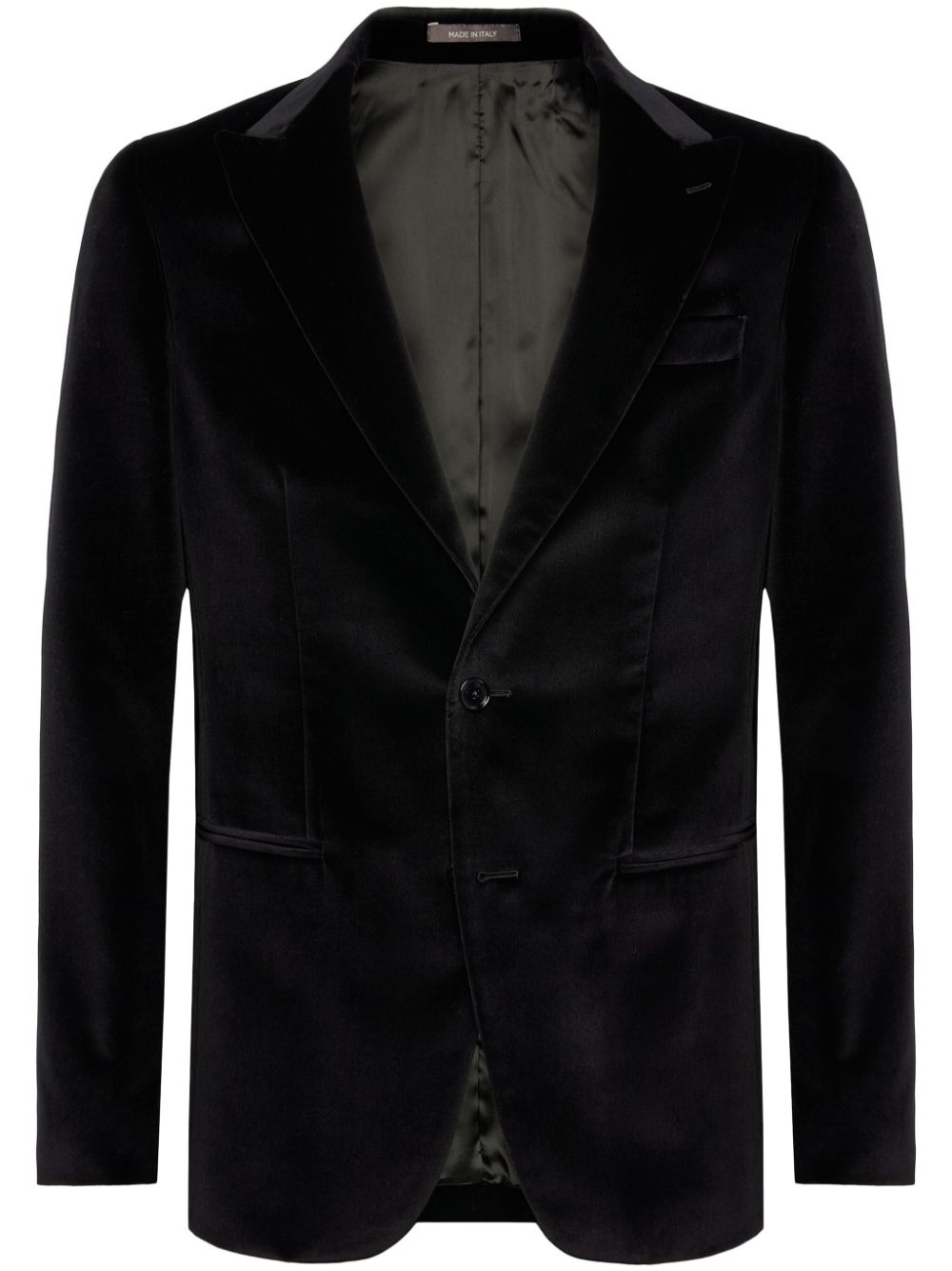 Velvet blazer - Black