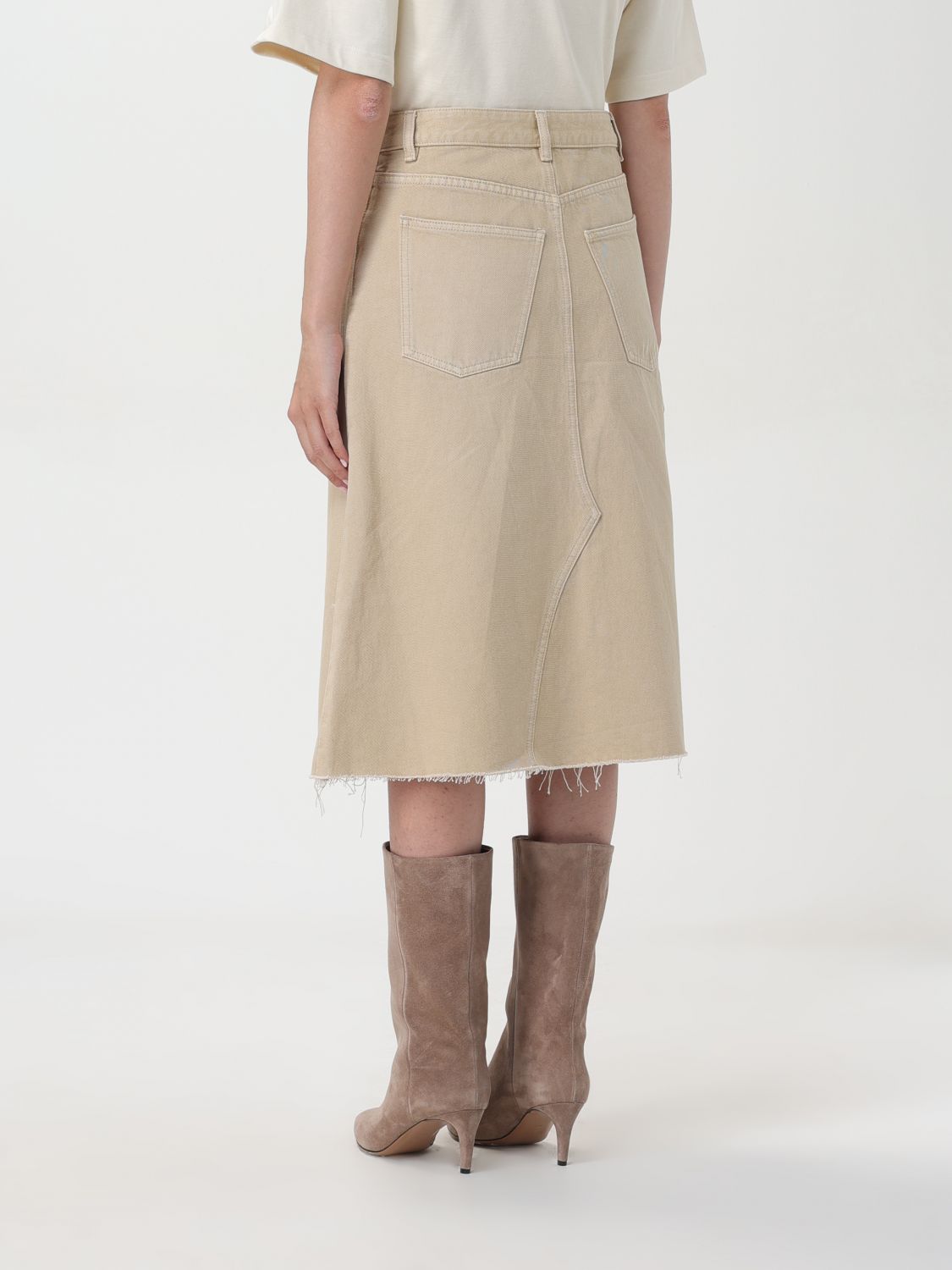 Skirt Woman color Beige