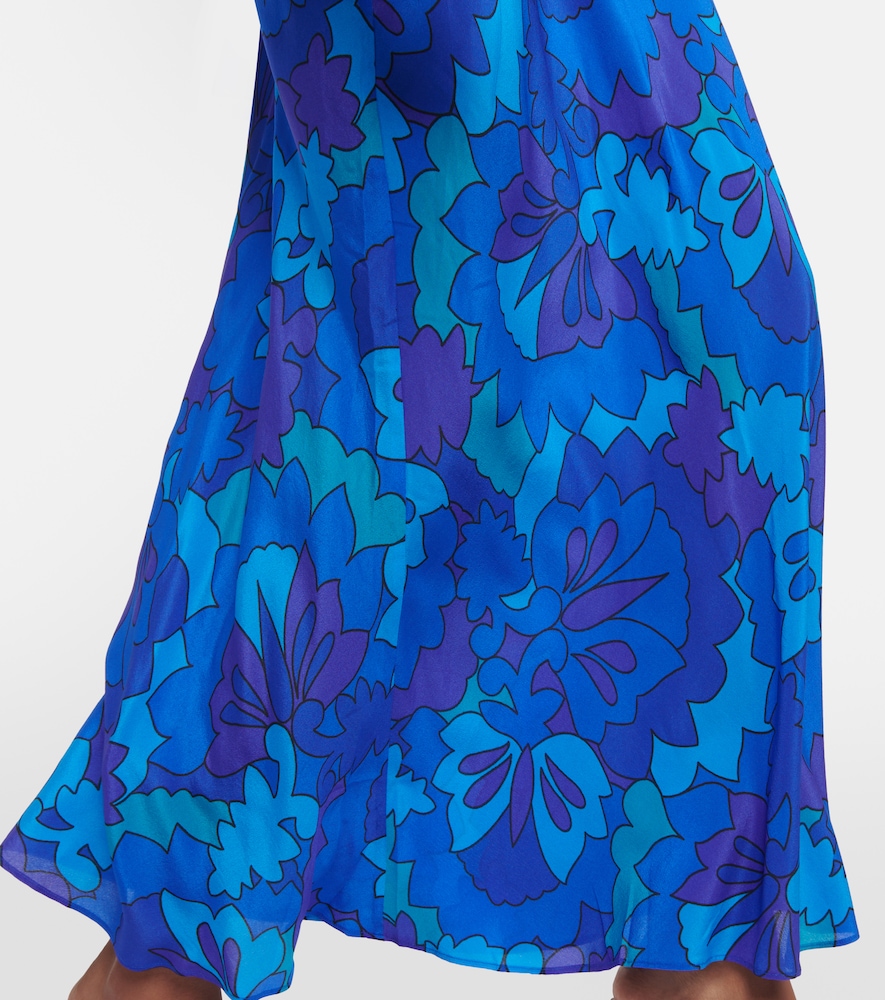 Kamilla printed georgette maxi dress
