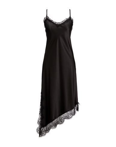 Woman Maxi dress Black Size 6 Polyester, Elastane
