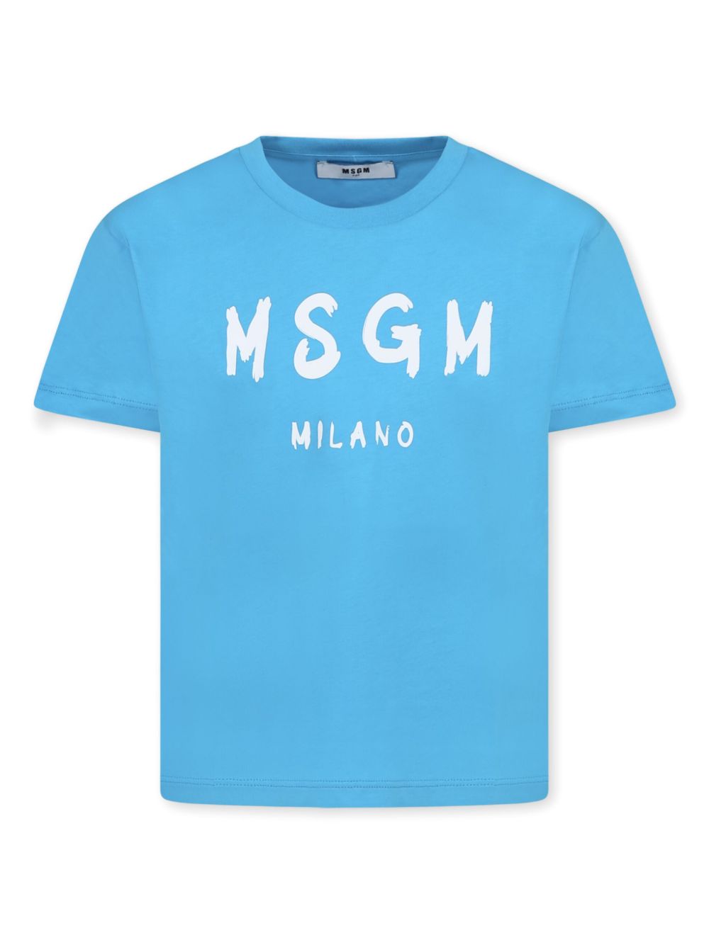 Logo-print cotton t-shirt - Blue