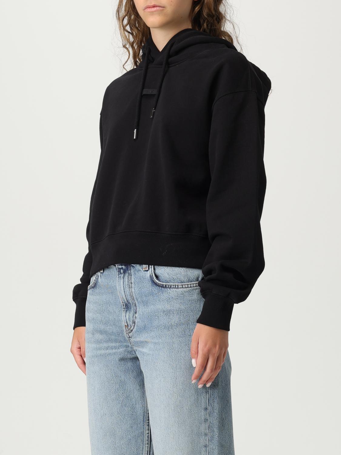 Sweatshirt Woman color Black
