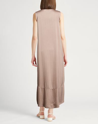 Woman Maxi dress Taupe Size XS Silk, Elastane