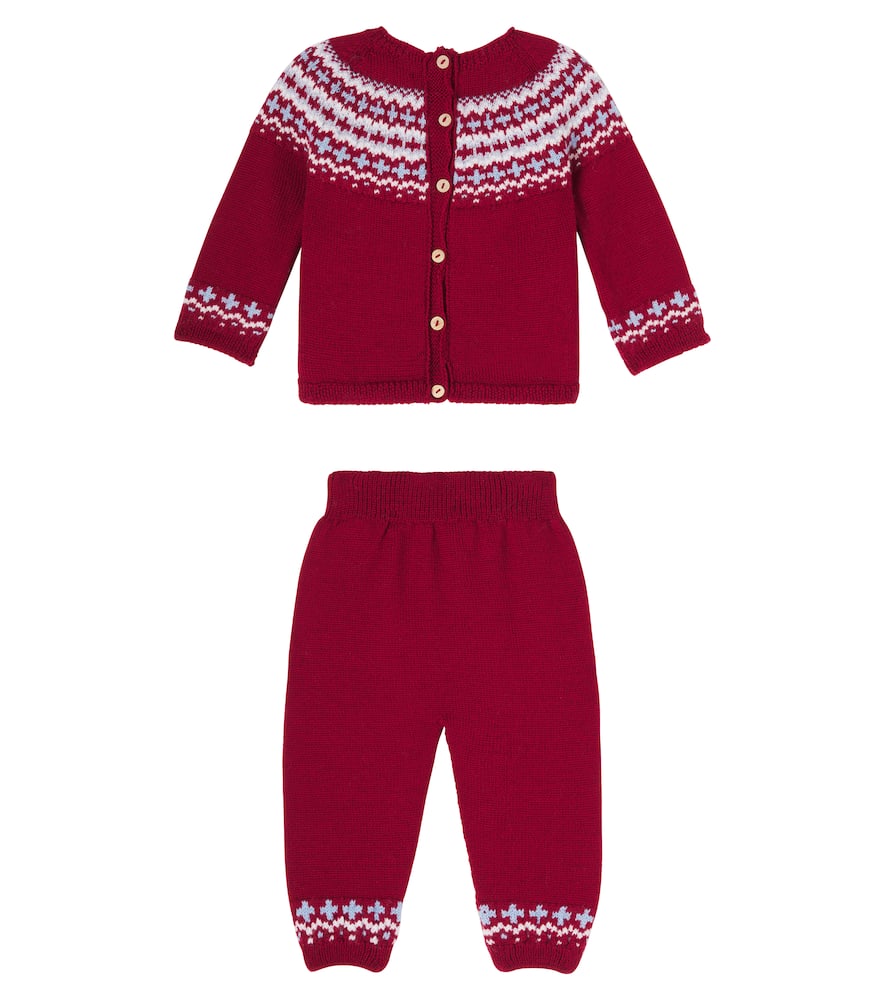 Baby Lyle wool sweater and pants set