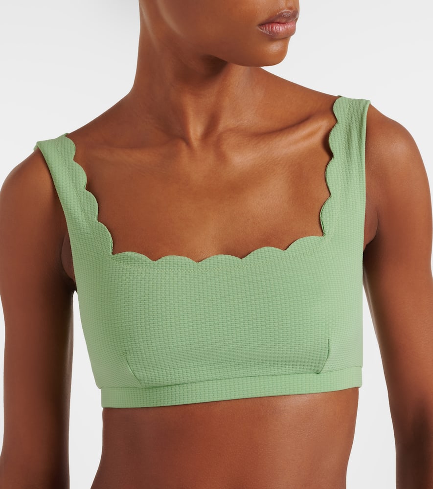 Palm Springs scalloped bikini top