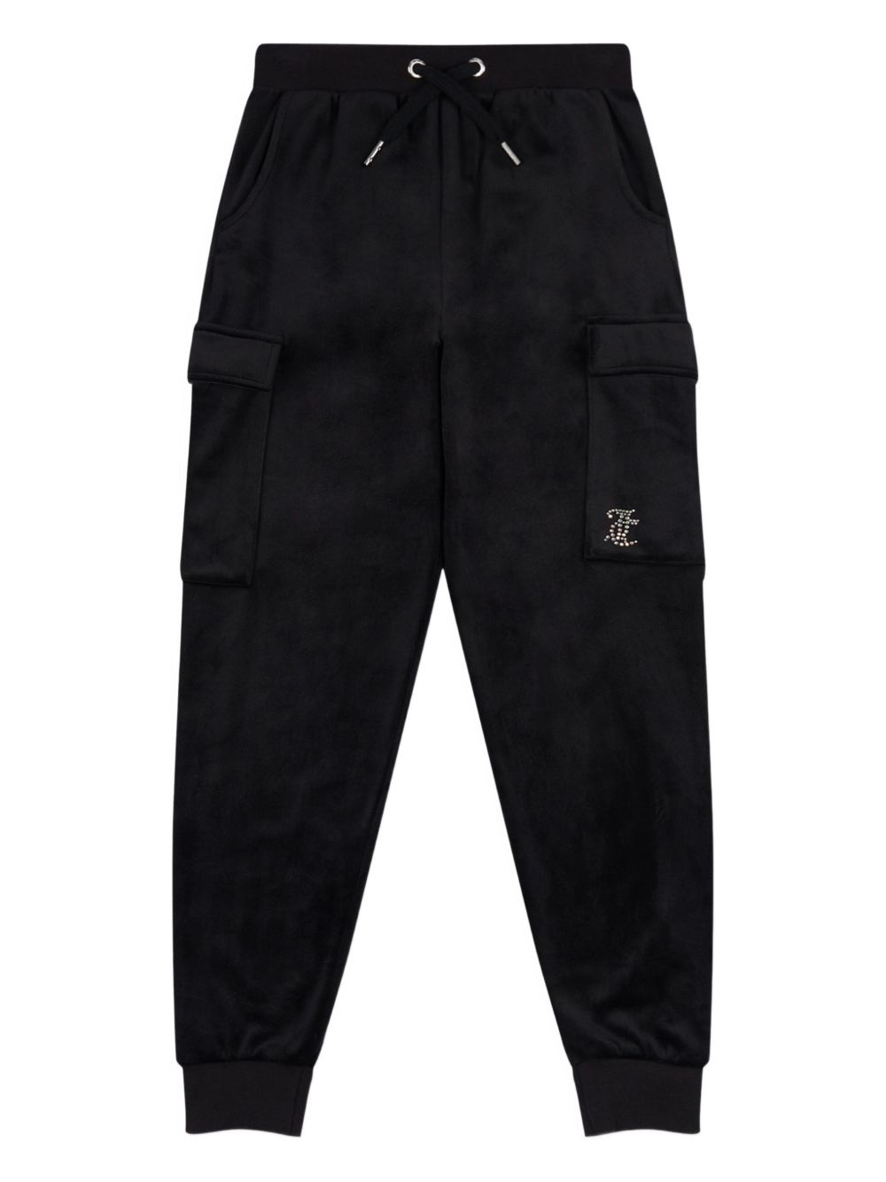 Juicy Couture Kids logo cargo trousers - Black
