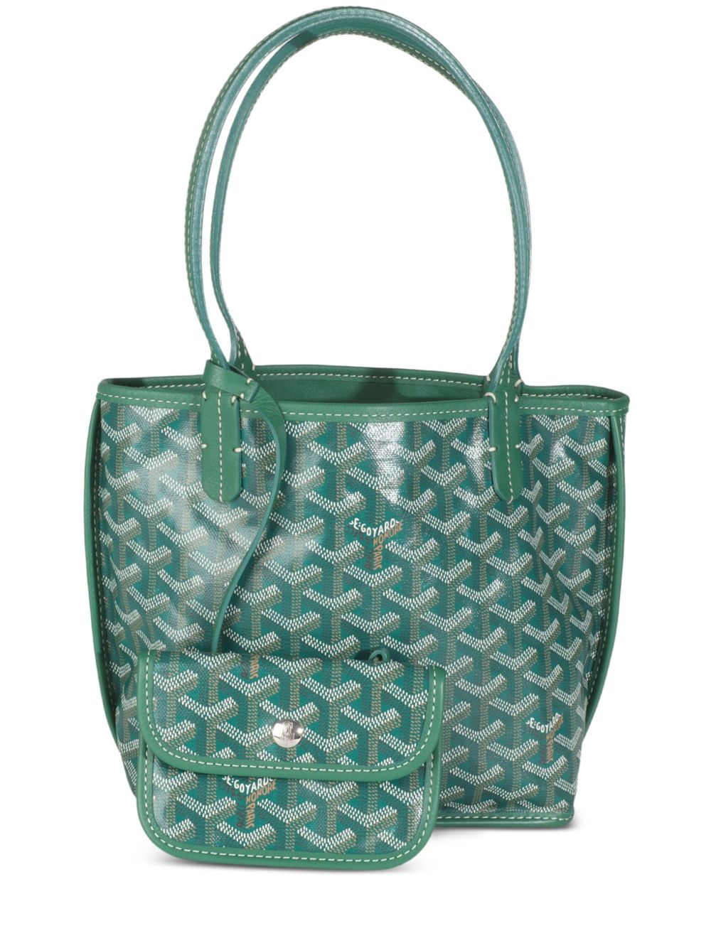 Goyard Pre-Owned 2024 mini Anjou tote bag - Green