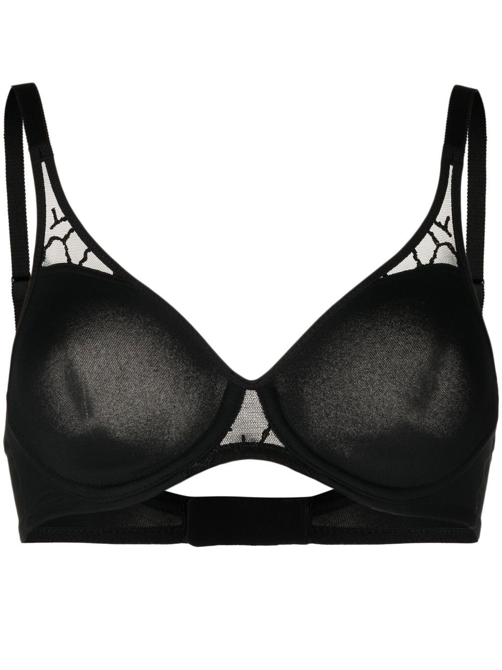 Lisse underwire seamless bra - Black
