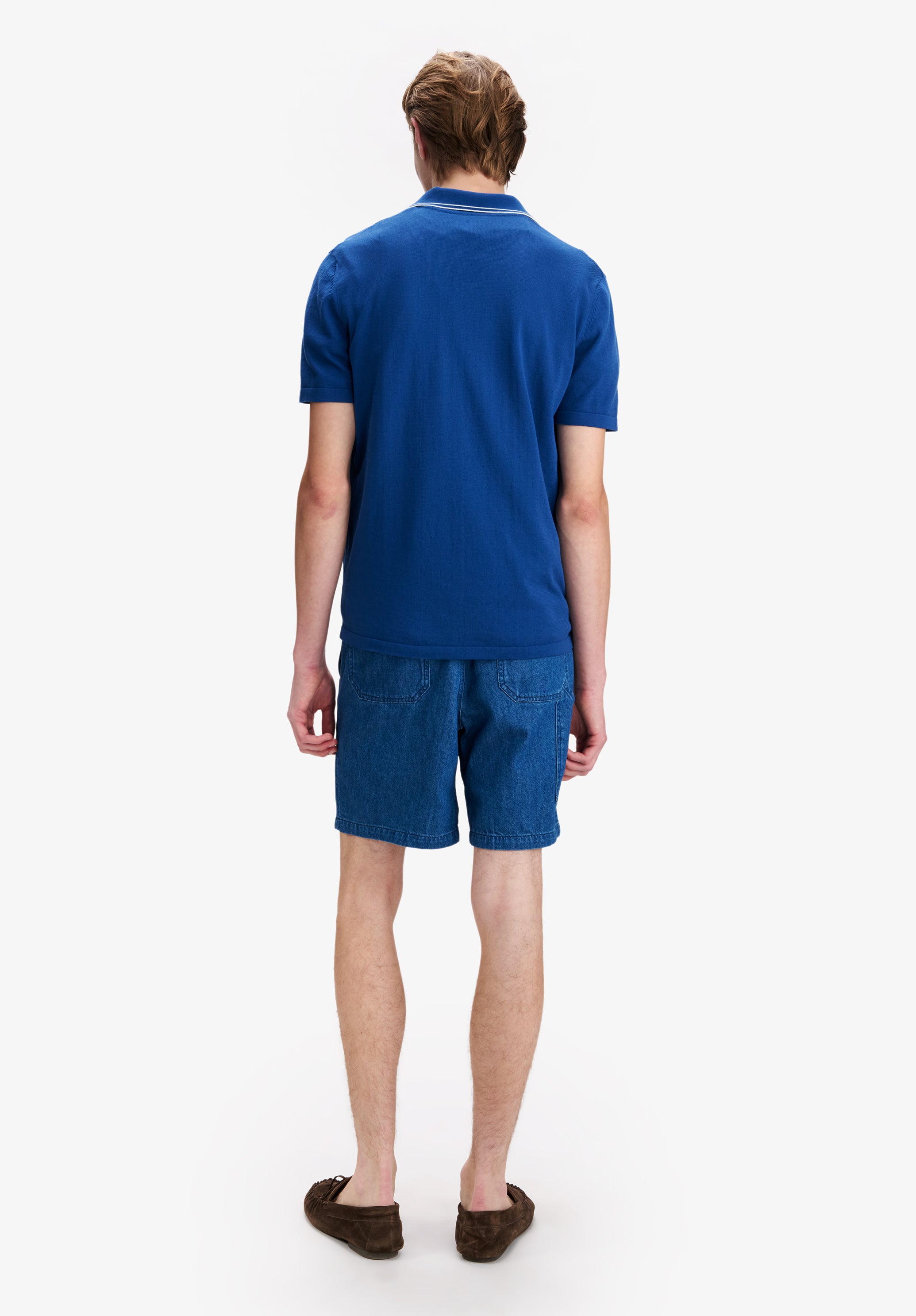 A. P.C. Men's Norris Shorts Size: Small in Blue