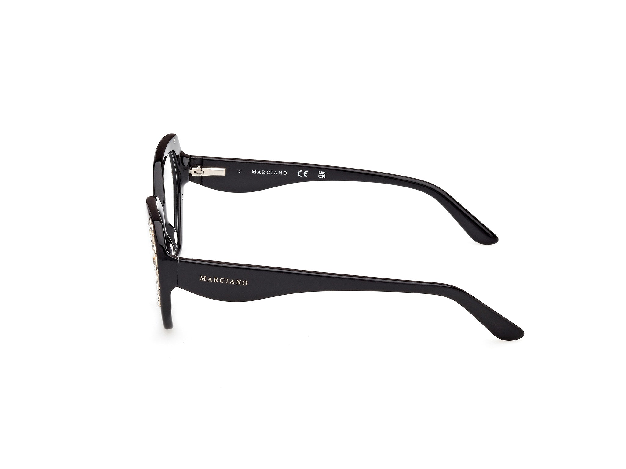 Guess by Marciano Woman Guess by Marciano GM50039 001 Optical frames Acetate Black Geometric Norma