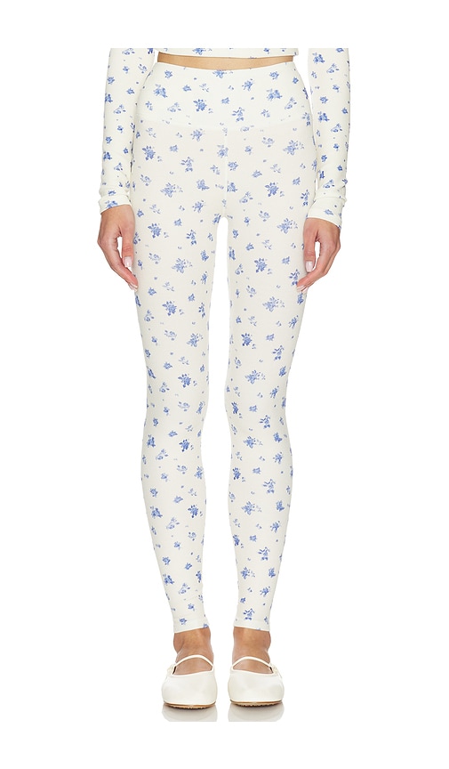 WellBeing + BeingWell Raina Legging in Cream. L. Also in XXS, XS, S