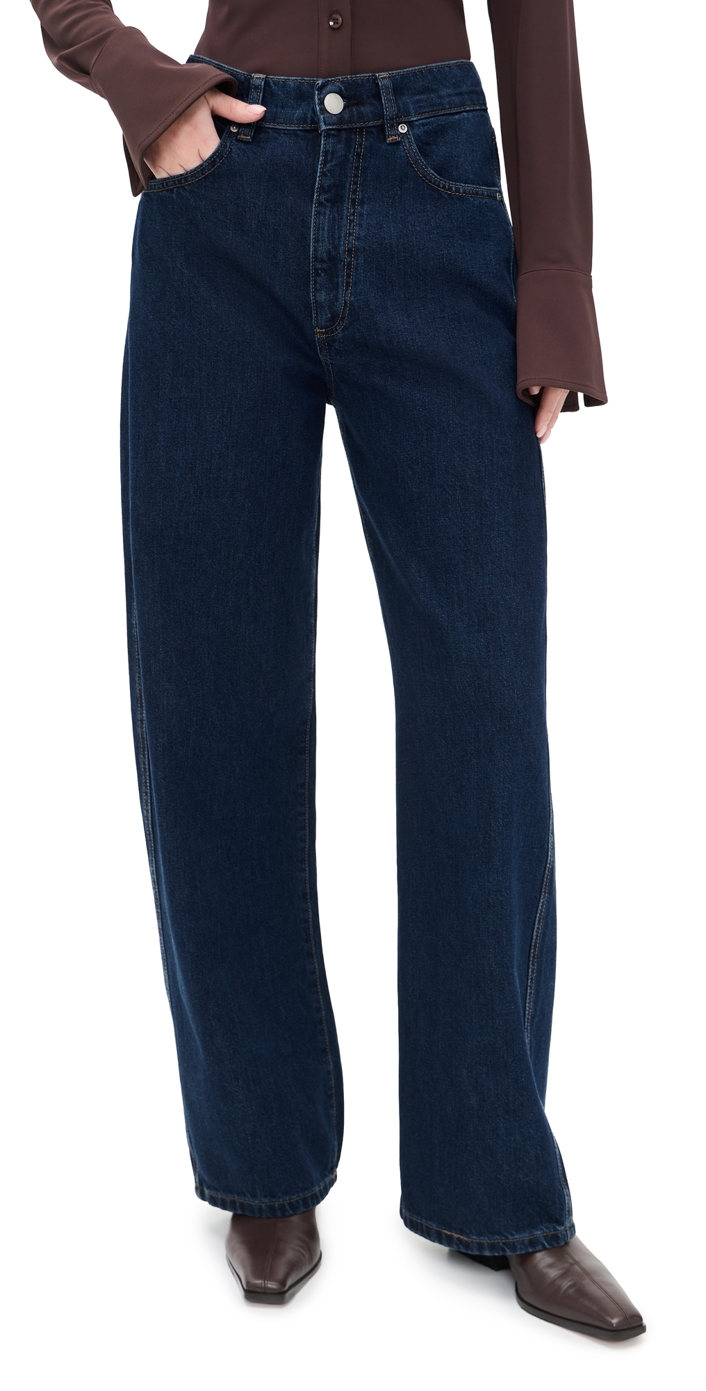 Taylor Relaxed Barrel High Rise Jeans Lake House
