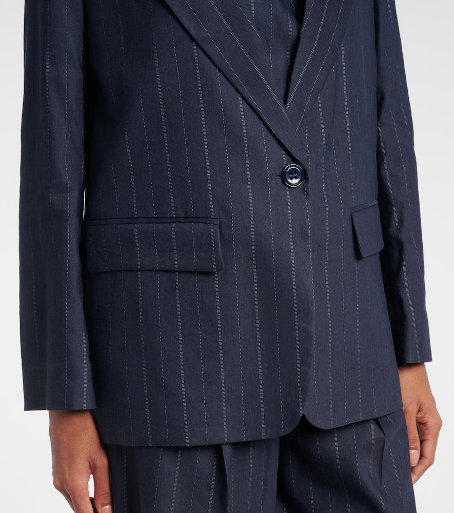Modern Sophistication linen-blend blazer