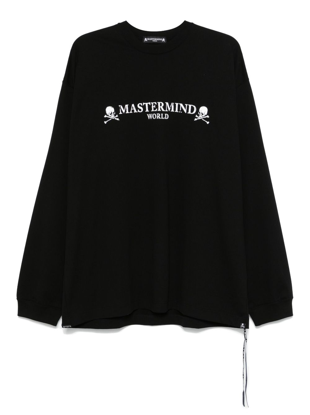 Logo-print long-sleeve T-shirt - Black