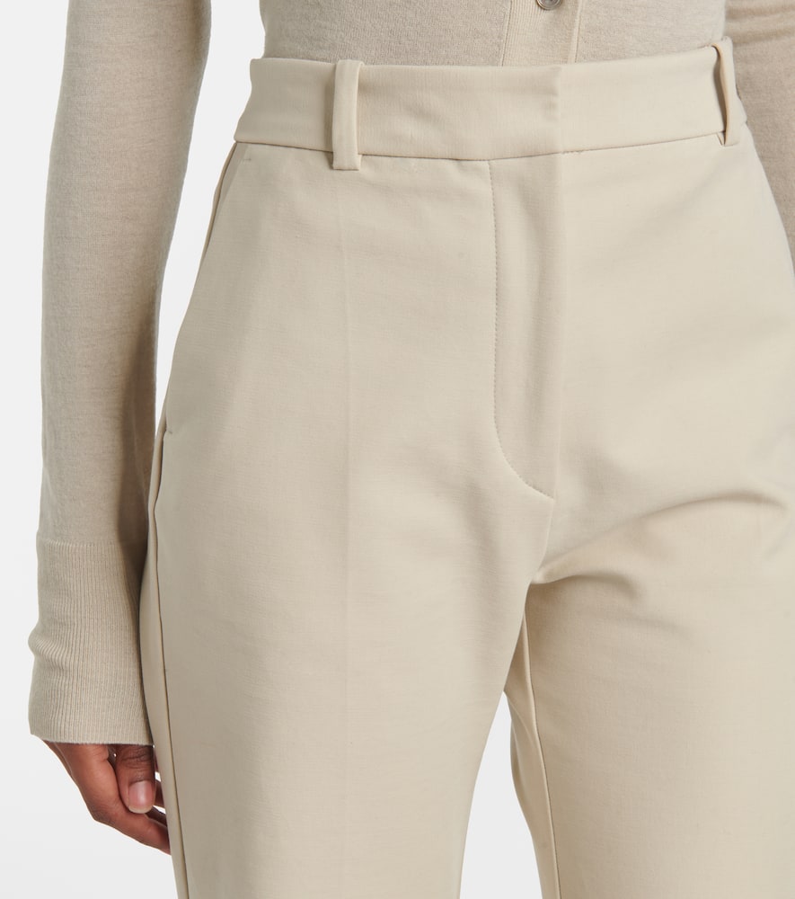 Tafira cotton-blend flared pants
