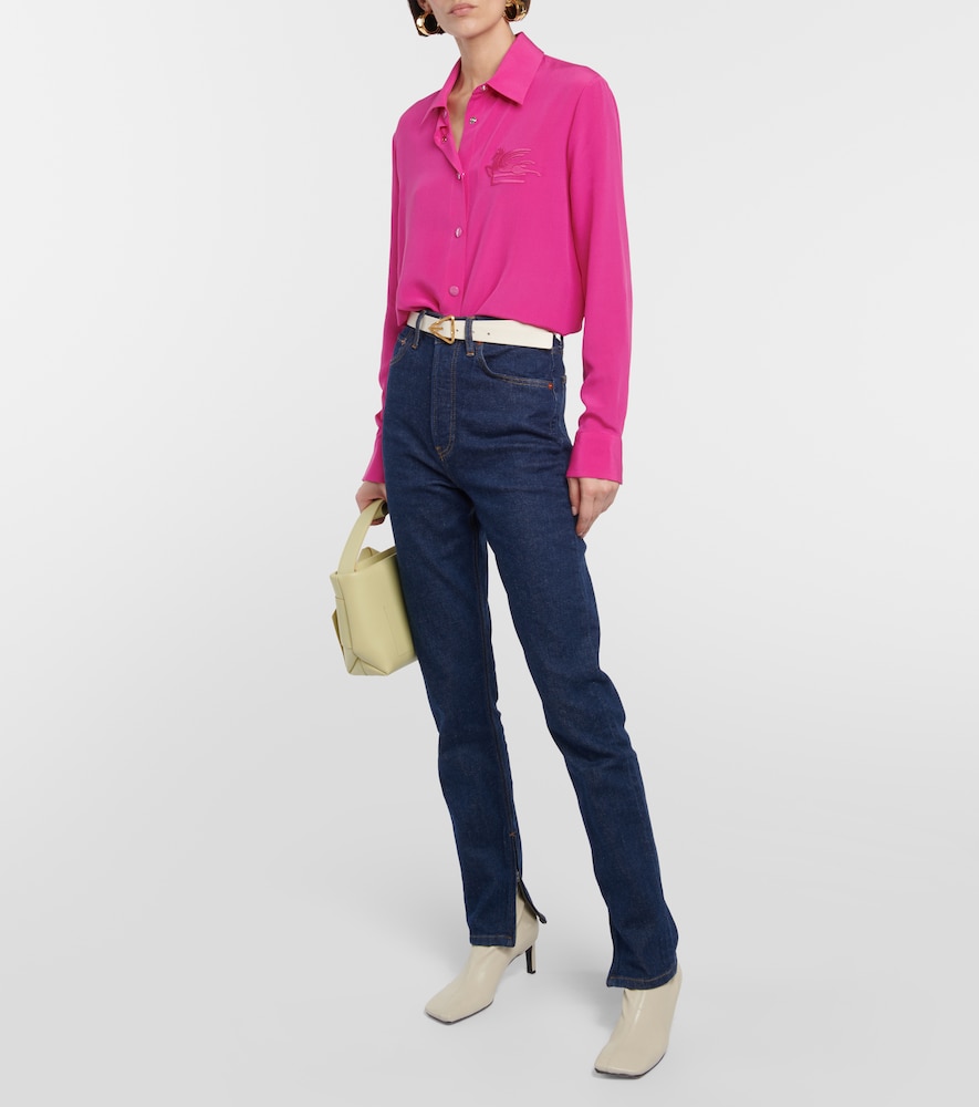 Super High Drainpipe slim jeans