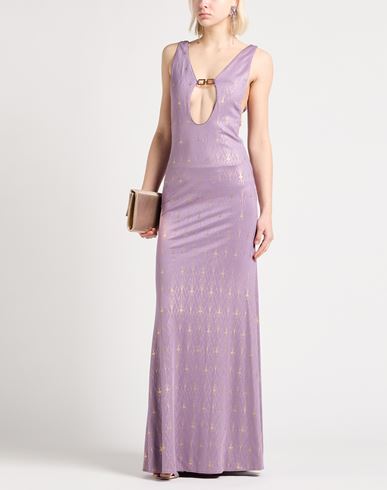 Woman Maxi dress Mauve Size 4 Viscose, Elastane