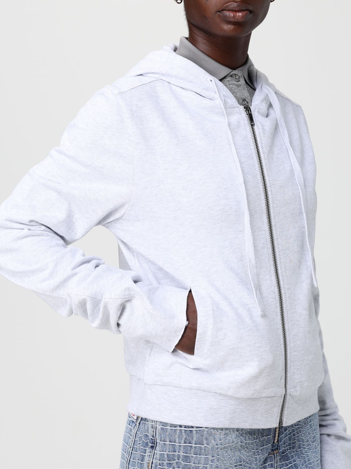 Sweatshirt Woman color Grey