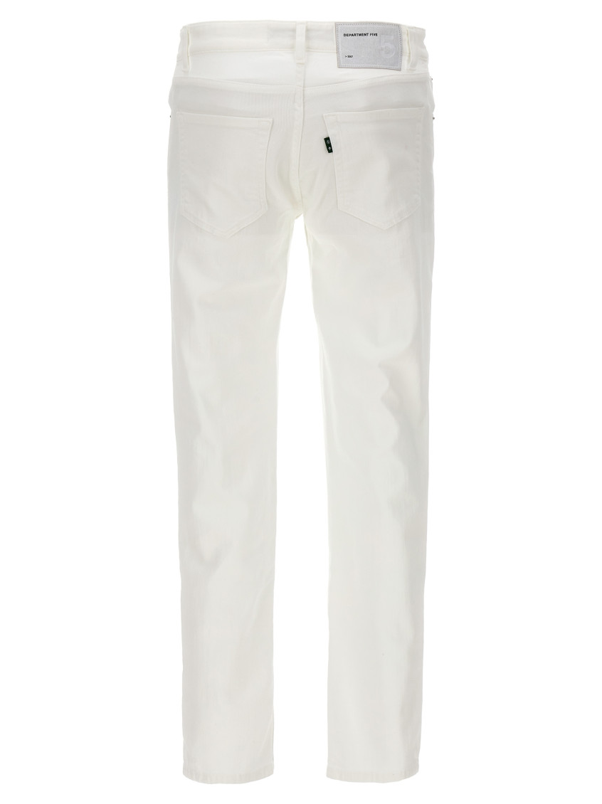 -Skeith Jeans Bianco-Uomo