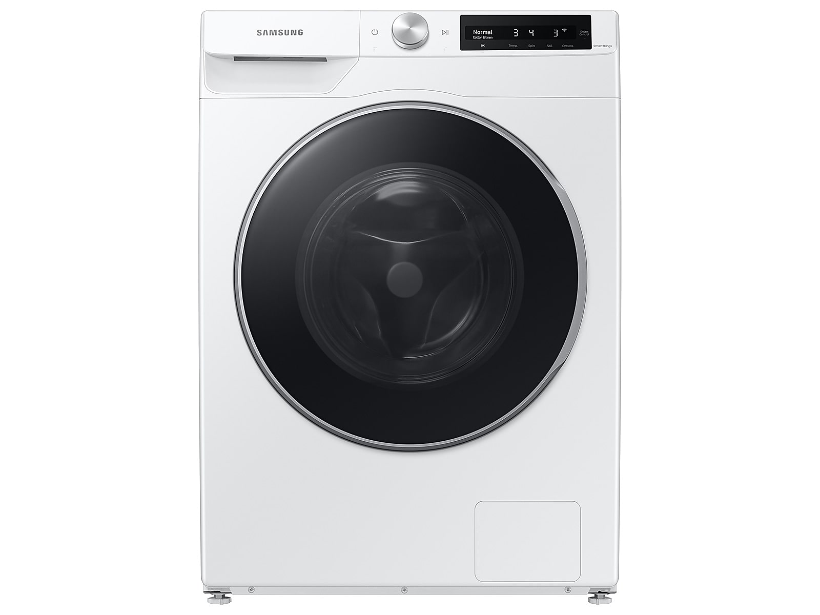 2.5 cu. ft. Compact Front Load Washer with AI Smart Dial and Super Speed Wash in White(WW25B6900AW/A2)