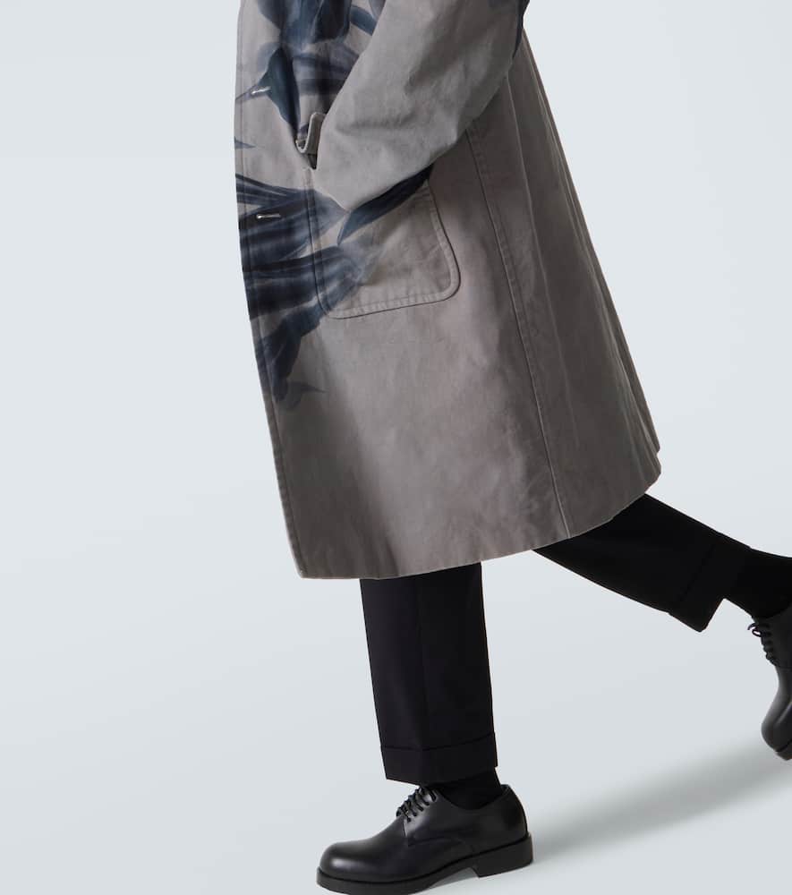 Randale floral cotton trench coat