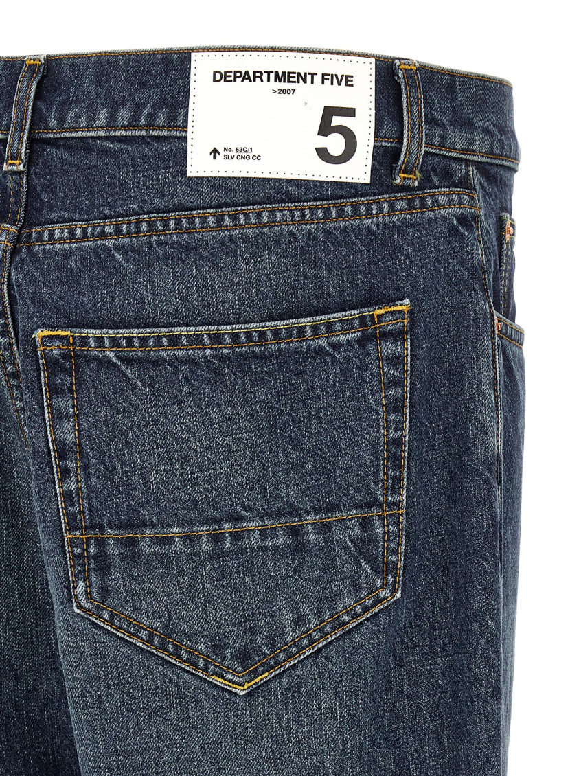 Blue Mid Rise Jeans