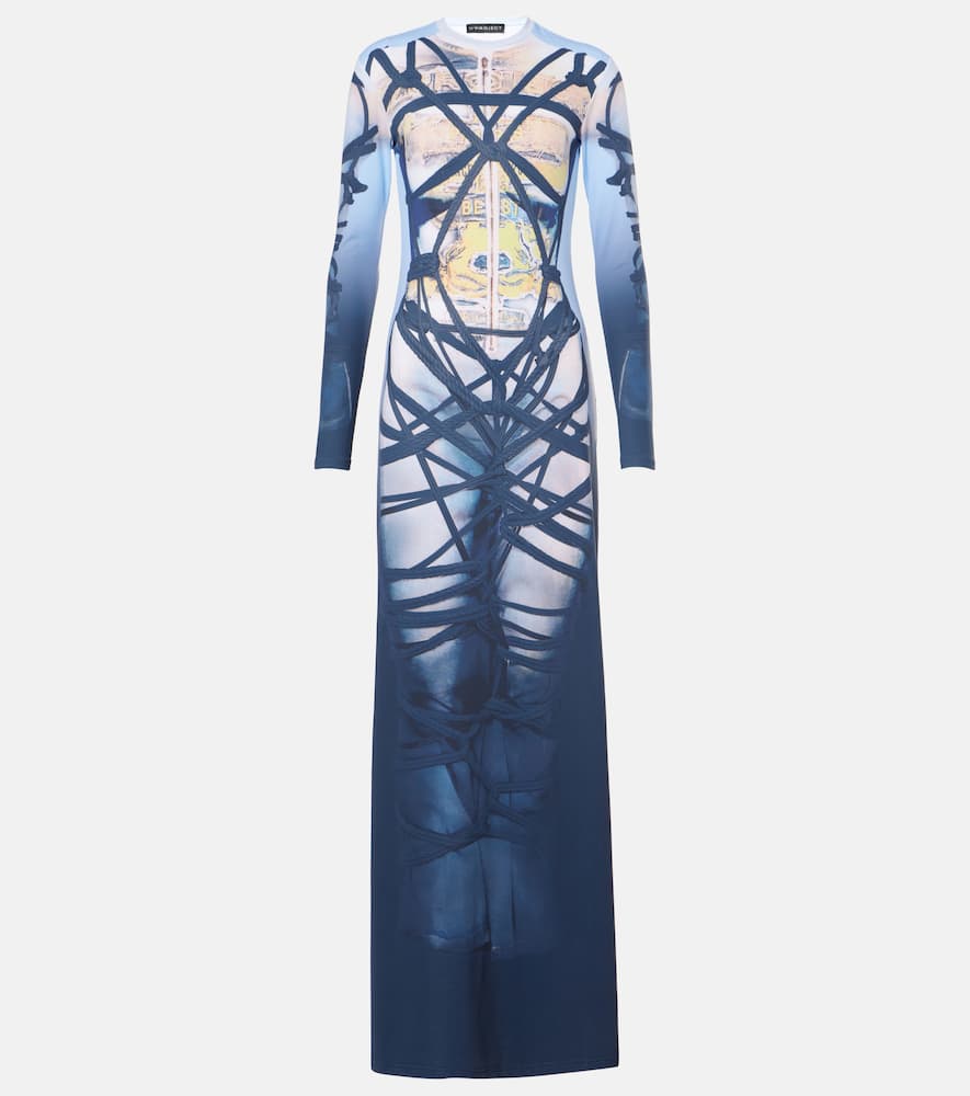 Printed maxi dress