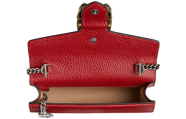 (WMNS) Dionysus Series Leather Bag Single-Shoulder Bag Mini Size 'Red'