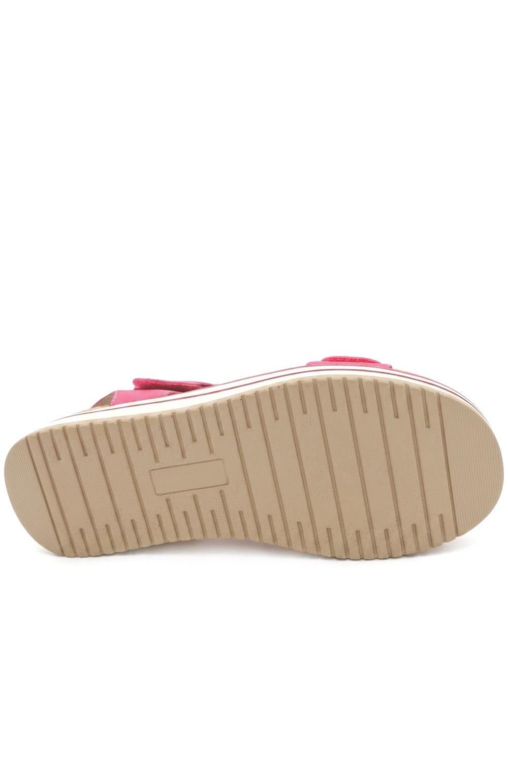 Pavers Women's Chunky Lightweight Adjustable Sandals in Bright Pink