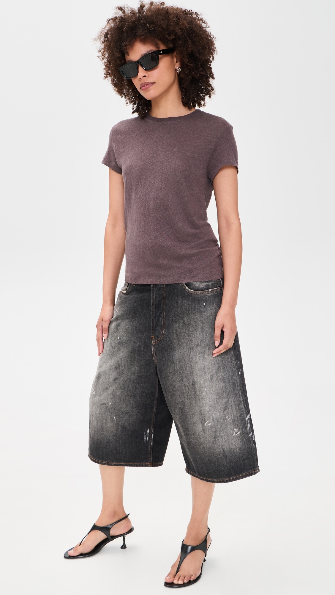 Linen Tee Mocha