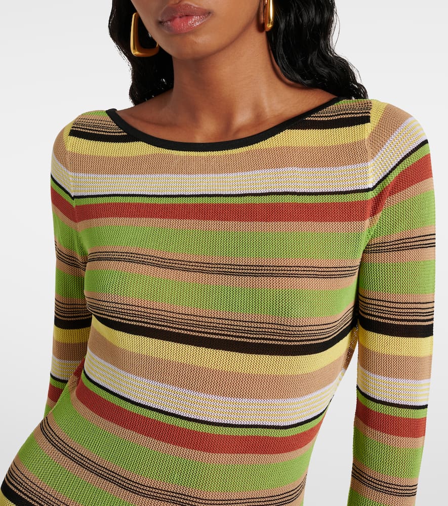 Coastline striped maxi dress