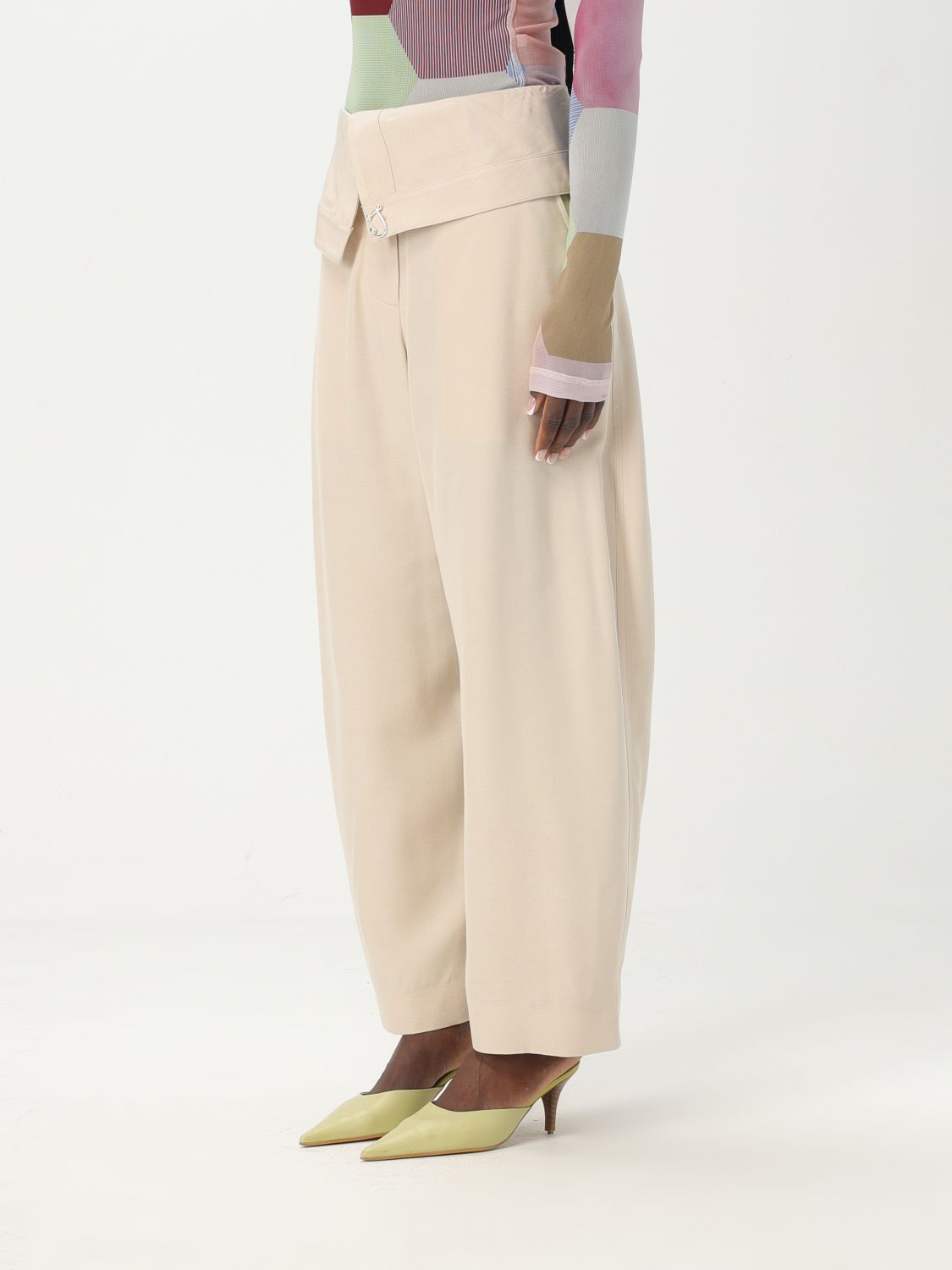 Pants JW ANDERSON Woman color Beige