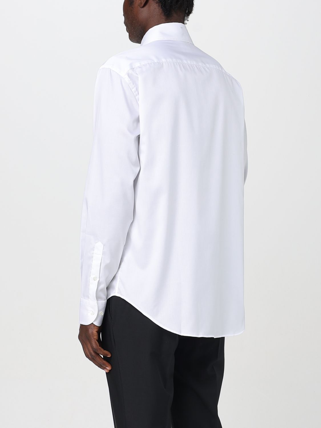 Long-sleeve poplin shirt - Black