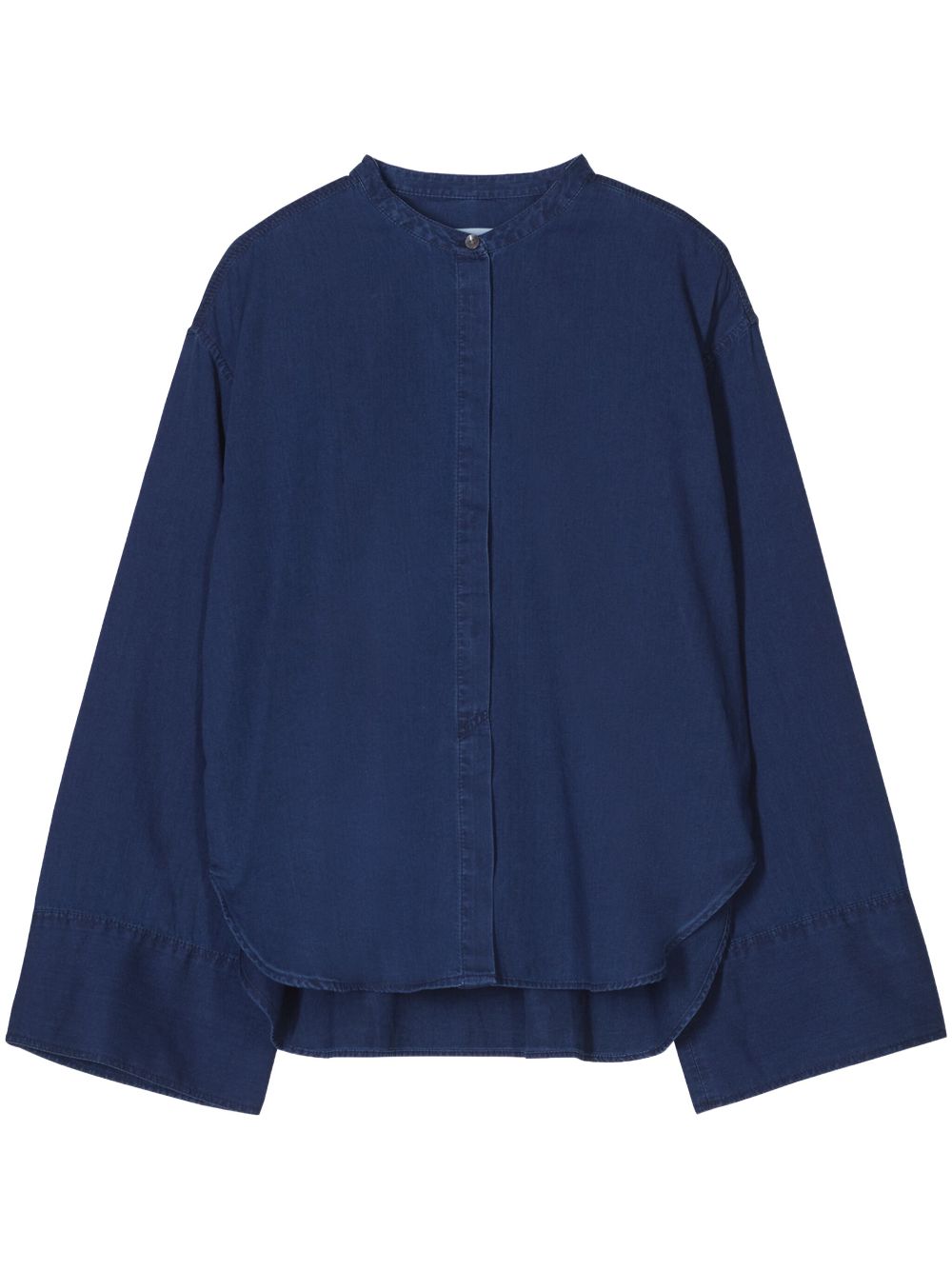 Turn-up shirt - Blue