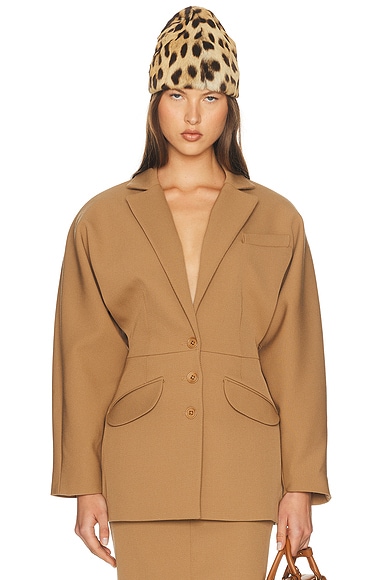 Helsa Vintage Dolman Blazer in Camel. L also in M, S, XL