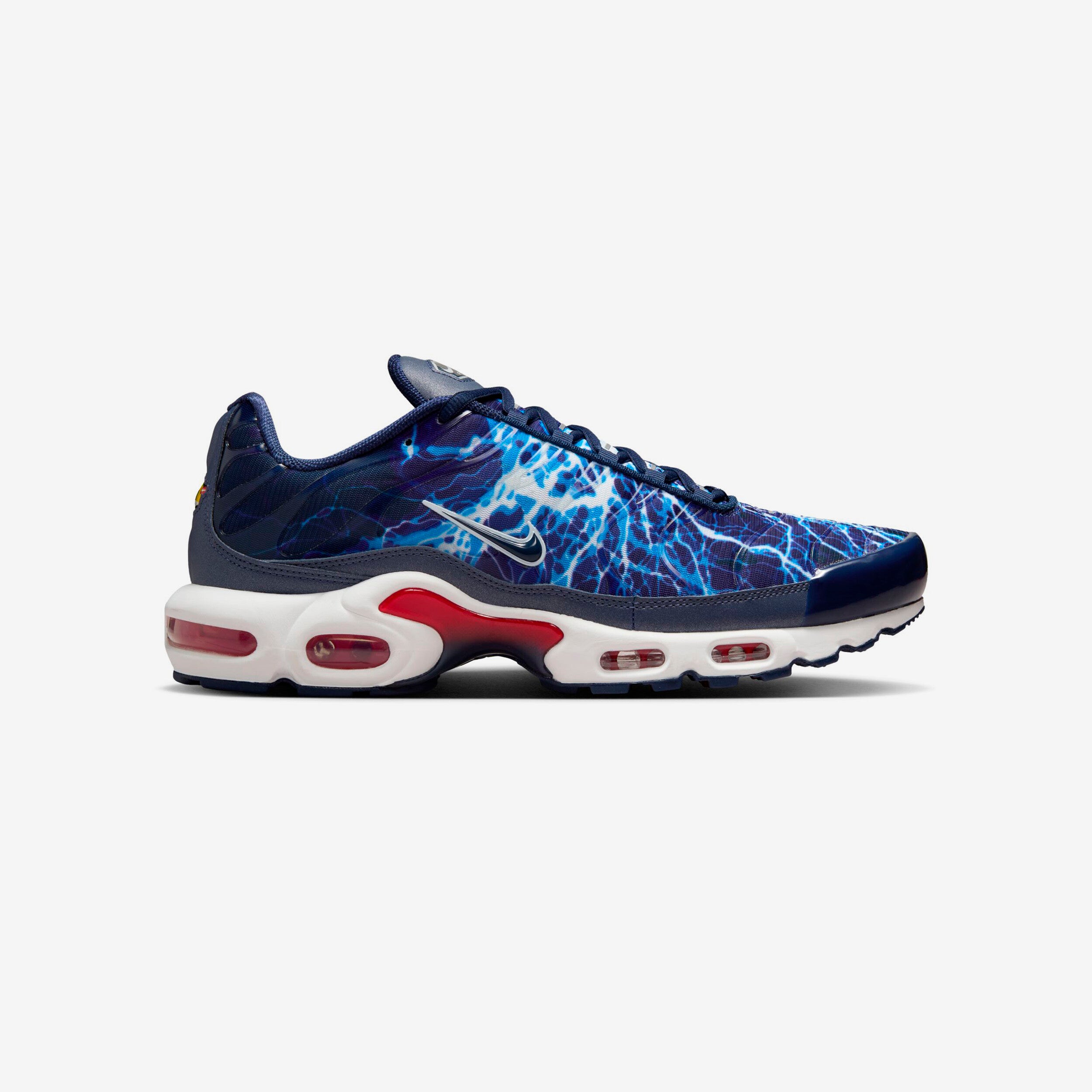 Nike Air Max Plus Eclair Lightening - MIDNIGHT NAVY/MIDNIGHT NAVY-SALSA RED-WHITE-MTLC SILVER-CLEAR - unisex