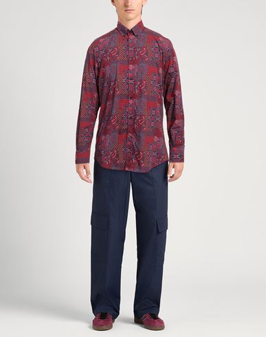 Man Shirt Brick Size XL Cotton