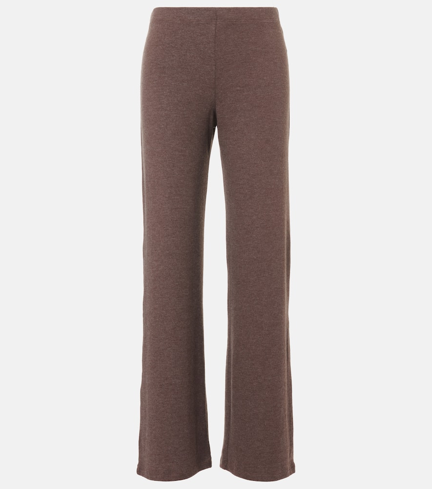 Lauren mid-rise wide-leg pants