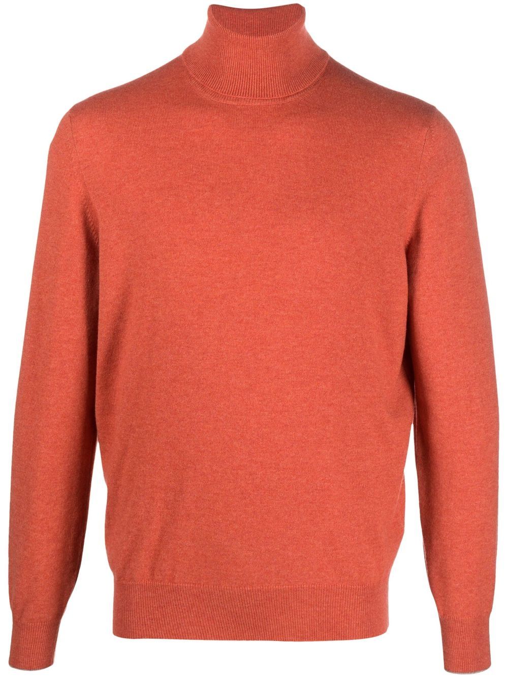 Brunello Cucinelli roll-neck cashmere jumper - Orange