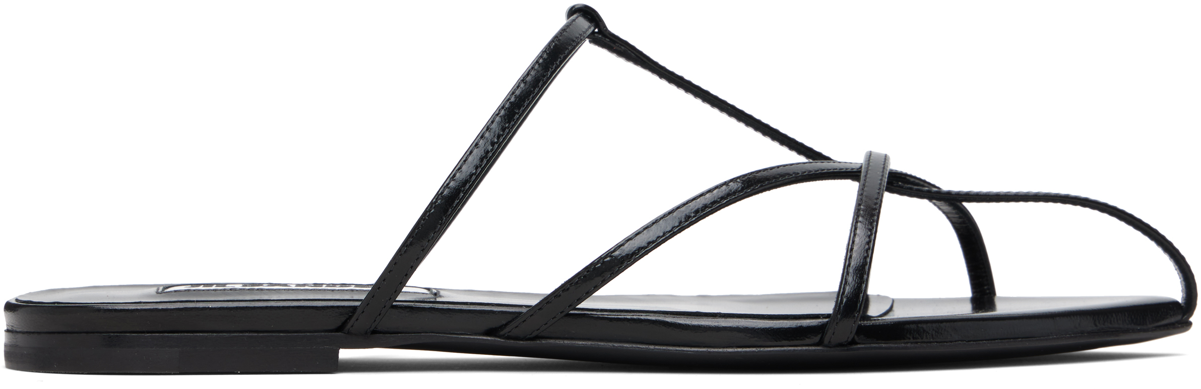 Black Pointed Toe Sandals
